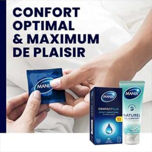 Manix Preservatif Contact Plus Sensations Intactes 6u 4