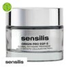 Produit de la marque Sensilis Origin Pro EGF-5 Crème Anti-Âge Raffermissante - 50ml sur un fond blanc avec un logo Parachezvous et celui de de la marque Sensilis