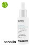 Produit de la marque Sensilis Supreme Booster Sérum Anti-Âge - 30ml sur un fond blanc avec un logo Parachezvous et celui de de la marque Sensilis