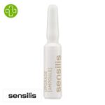 Produit de la marque Sensilis Upgrade Anti-Âge Raffermissant - 15 ampoules sur un fond blanc avec un logo Parachezvous et celui de de la marque Sensilis
