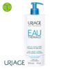Produit de la marque Uriage Eau Thermale Lait Velouté Hydratant 24h – 500ml sur un fond blanc avec un logo Parachezvous et celui de de la marque Uriage