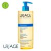 Produit de la marque Uriage Xémose Huile Lavante Apaisante – 500ml sur un fond blanc avec un logo Parachezvous et celui de de la marque Uriage