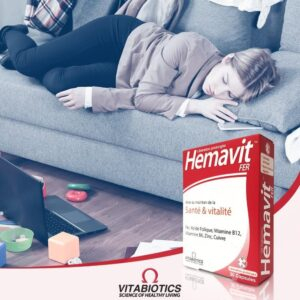 Vitabiotics Hemavit Fer Sante Vitalite 30 Comprimes