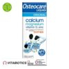 Produit de la marque Vitabiotics Osteocare Original Liquide Sirop Calcium Magnésium & Vitamine D3 - 200ml sur un fond blanc avec un logo Parachezvous et celui de de la marque Vitabiotics