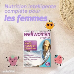 Vitabiotics Wellwoman Original Sante Vitalite Bien Etre Femme 30 Comprimes 4