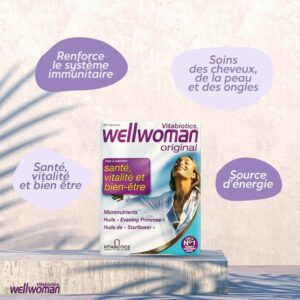 Vitabiotics Wellwoman Original Sante Vitalite Bien Etre Femme 30 Comprimes 5