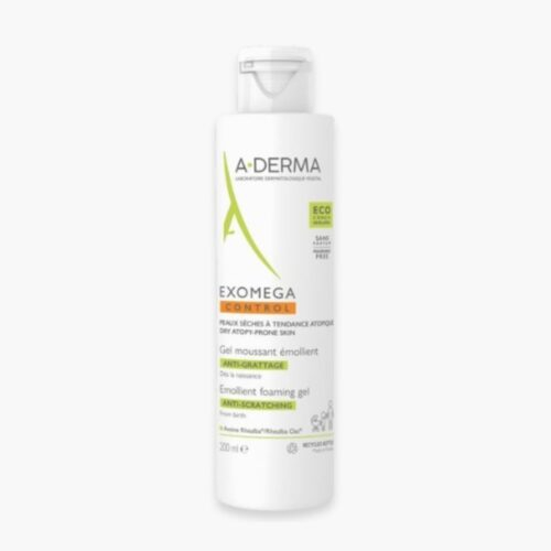 A Derma Exomega Control Gel Lavant Emollient Anti Grattage 2en1 200ml 2