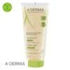 Produit de la marque A-Derma Gel-Douche Surgras Sans Savon - 200ml sur un fond blanc avec un logo Parachezvous et celui de de la marque A-Derma