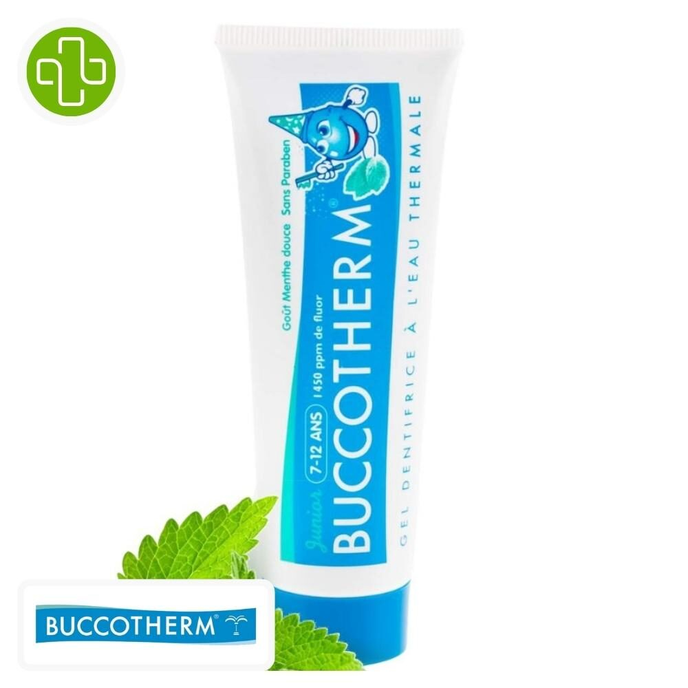 Buccotherm Dentifrice Junior 7 12ans Gout Menthe 50ml