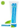 Produit de la marque Buccotherm Dentifrice Junior 7-12ans Menthe - 50ml sur un fond blanc avec un logo Parachezvous et celui de de la marque Buccotherm