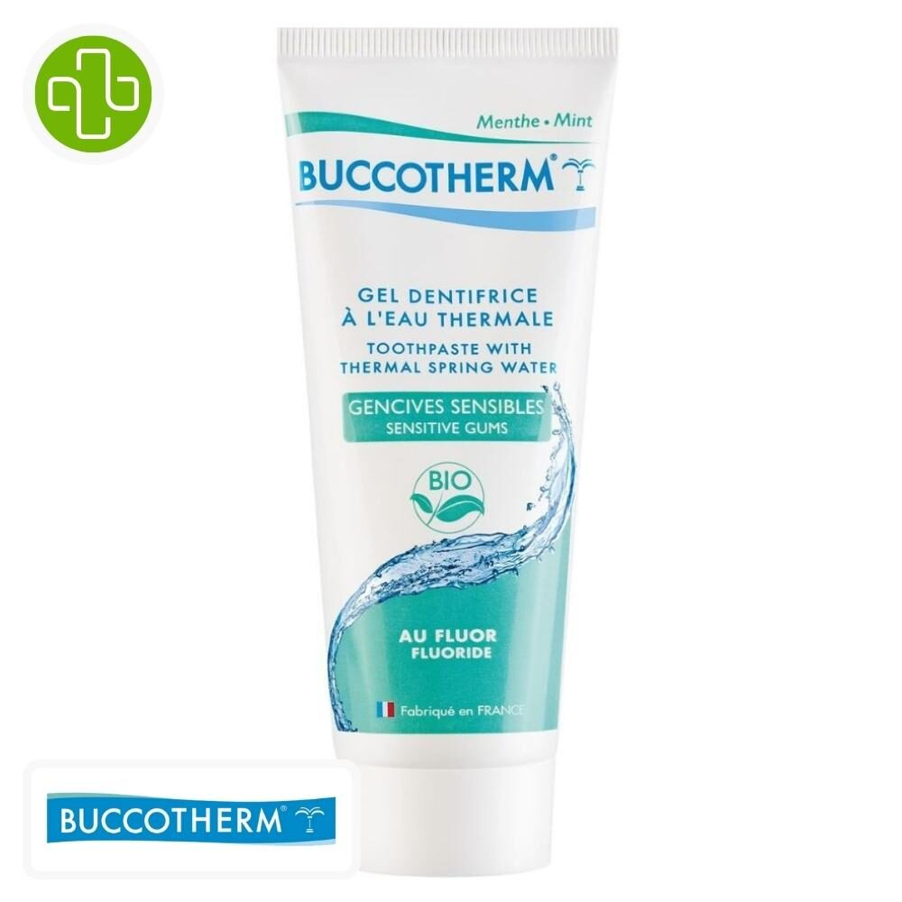Buccotherm Gel Dentifrice A L Eau Thermale Gencives Sensibles Avec Fluor 75ml