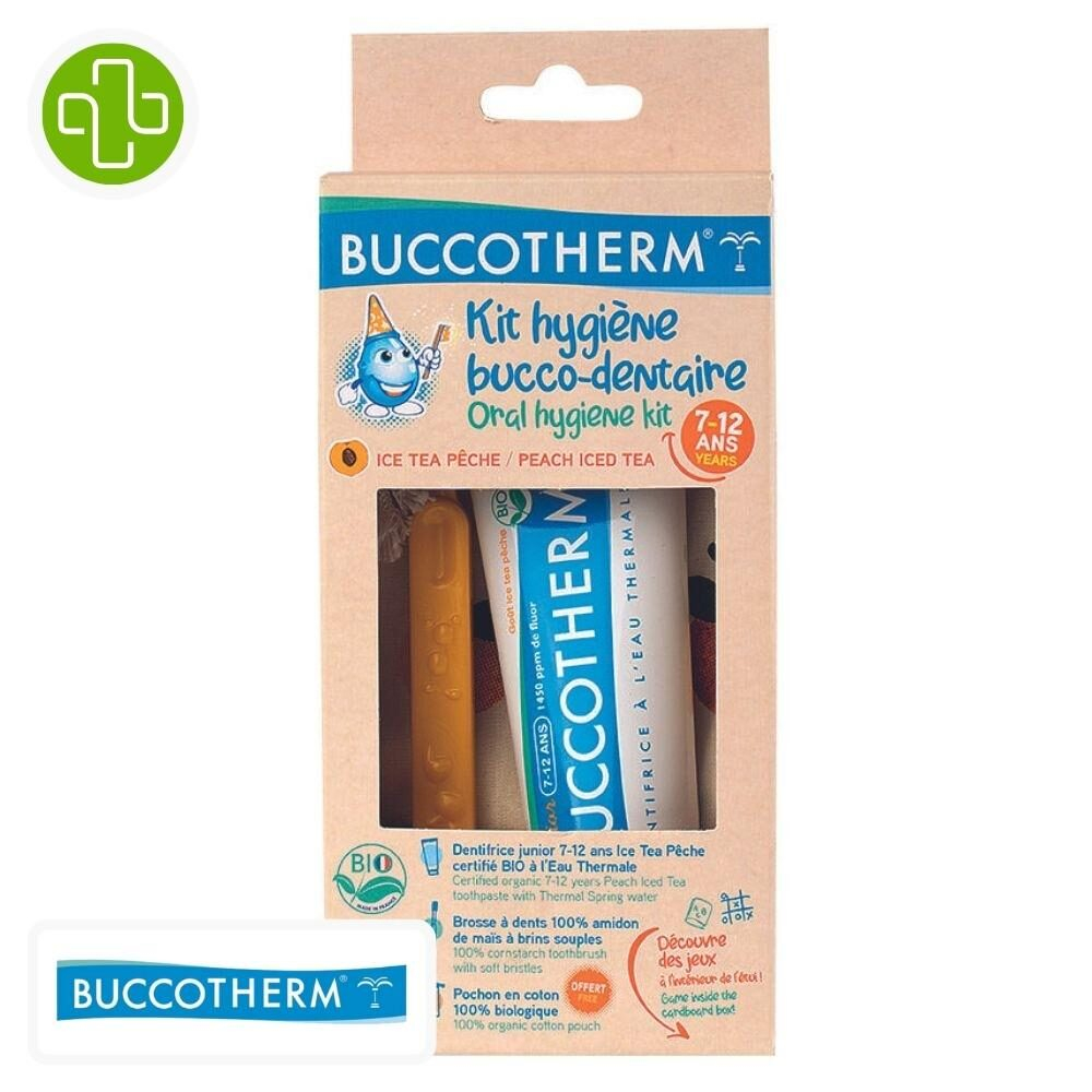 Buccotherm Kit Enfant 7 12ans Gout Peche 50ml
