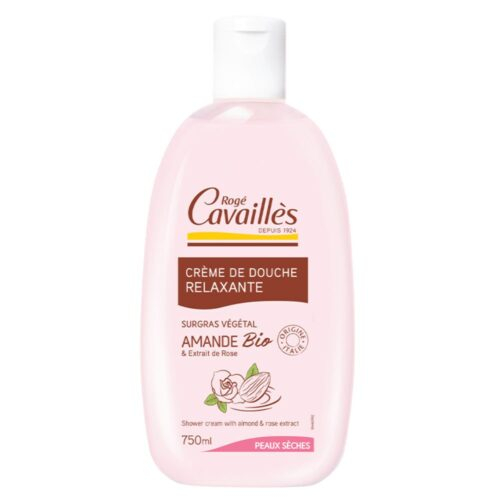 Rogé Cavaillès Crème de Douche Relaxante Beurre Amande & Rose - 750ml