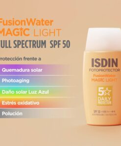 Isdin Fotoprotector Fusion Water Color Solaire Teinte Light Spf50 50ml 10