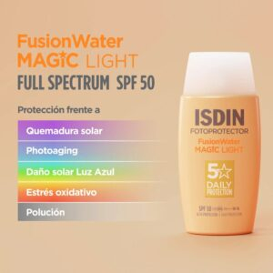 Isdin Fotoprotector Fusion Water Color Solaire Teinte Light Spf50 50ml 10