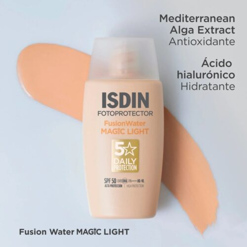 Isdin Fotoprotector Fusion Water Color Solaire Teinte Light Spf50 50ml 2