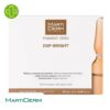 Produit de la marque Marti Derm Pigment Zero DSP-Bright Anti-Taches - 30 ampoules sur un fond blanc avec un logo Parachezvous et celui de de la marque Marti Derm