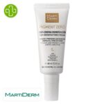 Produit de la marque Marti Derm Pigment Zero DSP-Renovation Cream Anti-Taches - 40ml sur un fond blanc avec un logo Parachezvous et celui de de la marque Marti Derm
