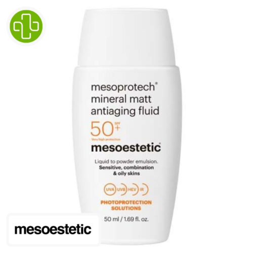 Mesoestetic Mesoprotech Mineral Matt Fluide Solaire Anti-Âge Invisible Spf50 - 50ml