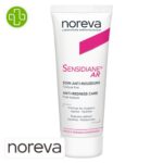 Produit de la marque Noreva Sensidiane AR Soin Anti-Rougeurs Intensif – 30ml sur un fond blanc avec un logo Parachezvous et celui de de la marque Noreva