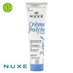 Nuxe Crème Fraîche de Beauté 3 en 1 Crème Hydratante, Lait Démaquillant, Masque Repulpant - 100ml