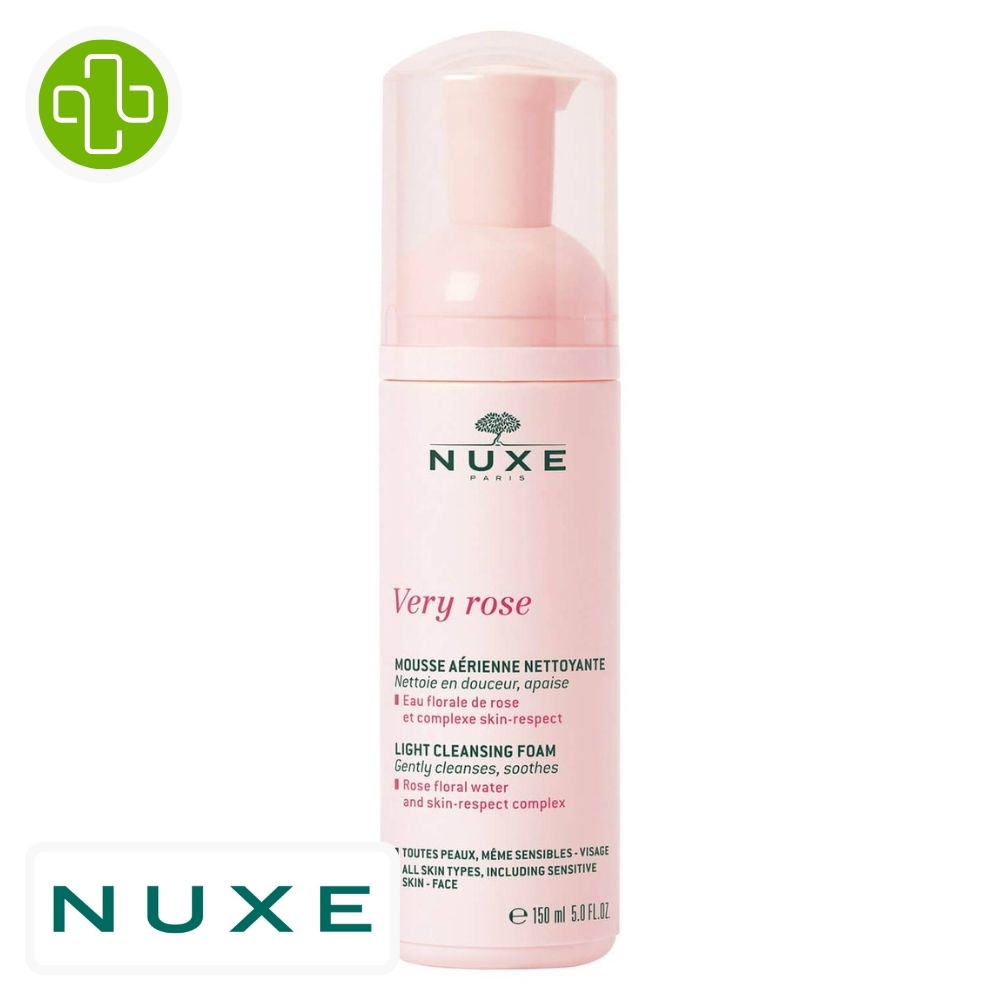 Nuxe very rose mousse nettoyante aérienne - 150ml