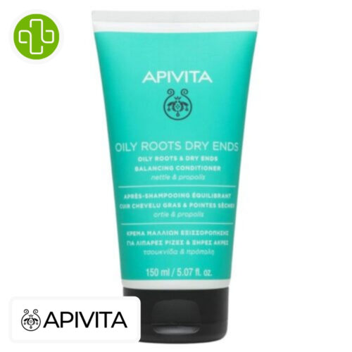 Apivita Après-Shampooing Équilibrant Cuir Chevelu Gras & Pointes Sèches - 150ml