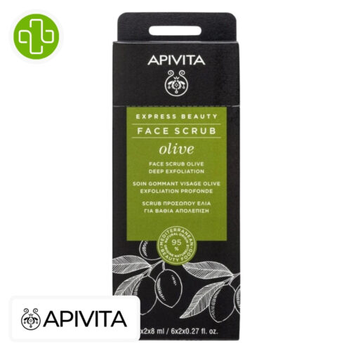Apivita Express Beauty Masque Exfoliant Profond Olive - 6x2x8ml