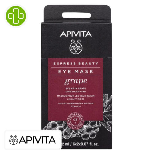 Apivita Express Beauty Masque Lissant Contour des Yeux Raisin - 6x2x2ml