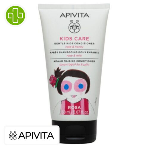 Apivita Kids Care Après-Shampooing Doux Enfants Rose & Miel - 150ml