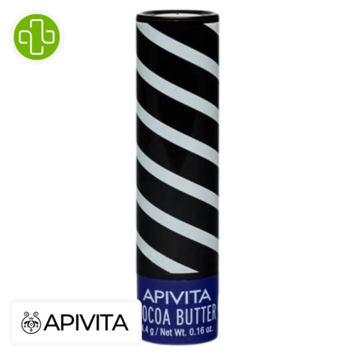 Apivita Lip Care Stick Protecteur Hydratant Lèvres Beurre de Cacao - 4.4g