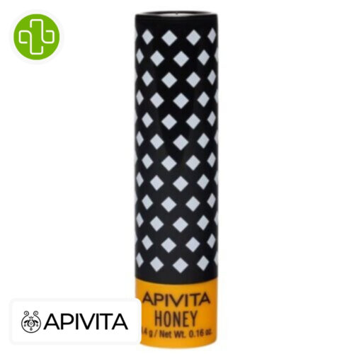 Apivita Lip Care Stick Protecteur Hydratant Lèvres Miel - 4.4g