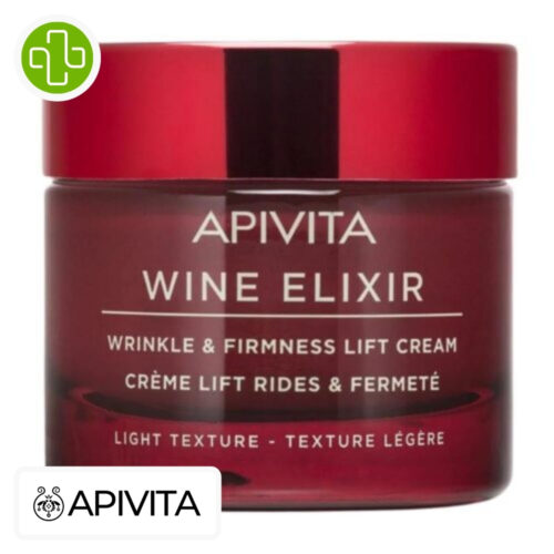 Apivita Wine Elixir Crème Légère Anti-Rides Raffermissante Liftante - 50ml