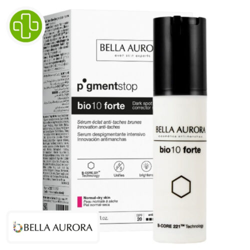 Bella Aurora Bio10 Forte Pigment Stop Sérum Anti-Taches Brunes Peaux Normales & Sèches - 30ml