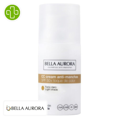 Bella Aurora CC Crème Anti-Taches Teintée Ton Clair Spf50 - 30ml
