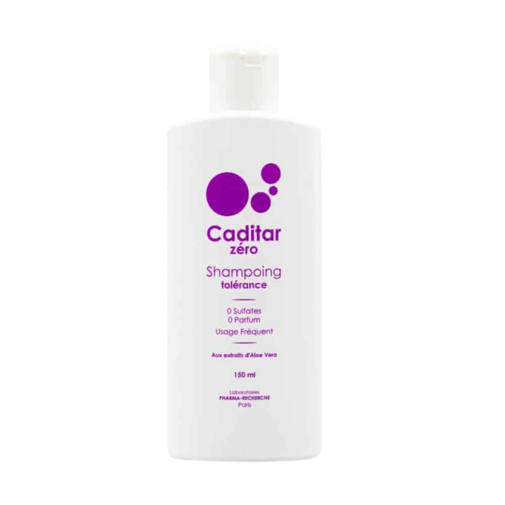 🕒 Bio-Recherche Caditar Zéro Shampoing Tolérance Usage Fréquent sans Sulfates et Parfum – 150ml
