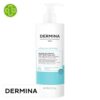 Produit de la marque Dermina Atolina Intense Baume Relipidant Anti-Grattage 24h – 400ml sur un fond blanc avec un logo Parachezvous et celui de de la marque Dermina