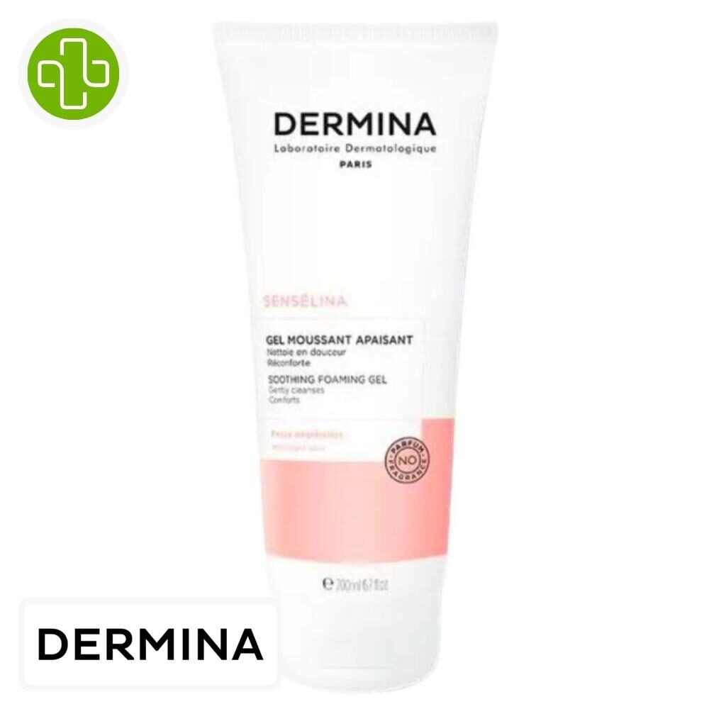 Dermina Senselina Gel Moussant Apaisant 200ml