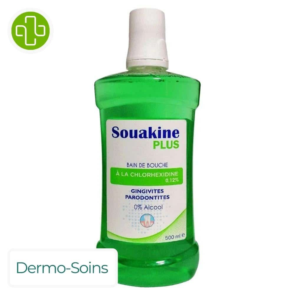 Dermo Soins Souakine Bain De Bouche Plus Chlorhexidine 012 500ml