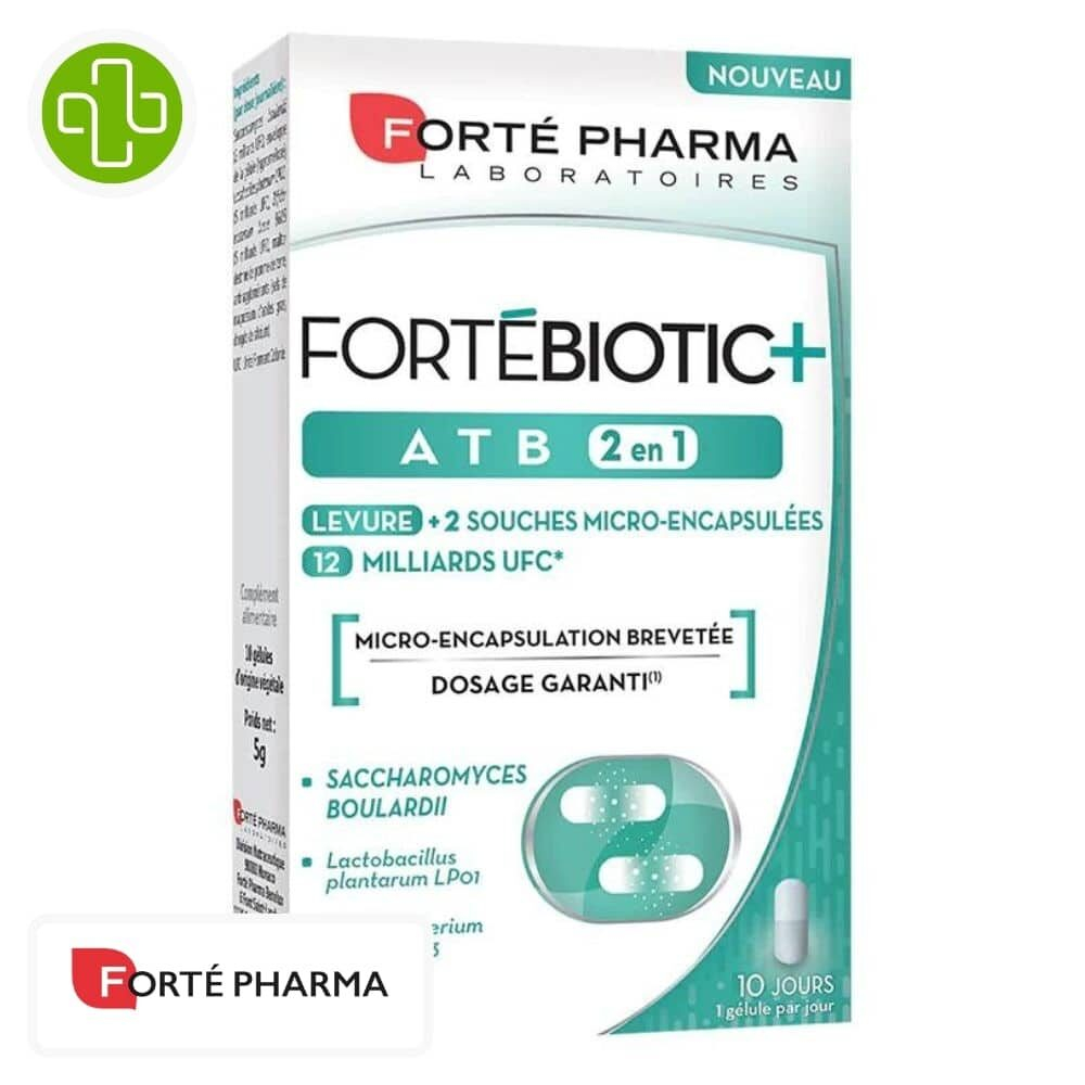 Forte Pharma Fortebiotic Atb 2en1 10 Gelules