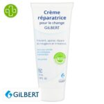 Produit de la marque Gilbert Crème Réparatrice pour le Change Apaisante - 100ml sur un fond blanc avec un logo Parachezvous celui de de la marque Gilbert