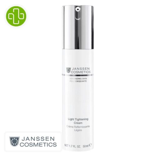 Produit de la marque Janssen Cosmetics Crème Raffermissante Légère - 50ml sur un fond blanc avec un logo Parachezvous celui de de la marque Janssen Cosmetics