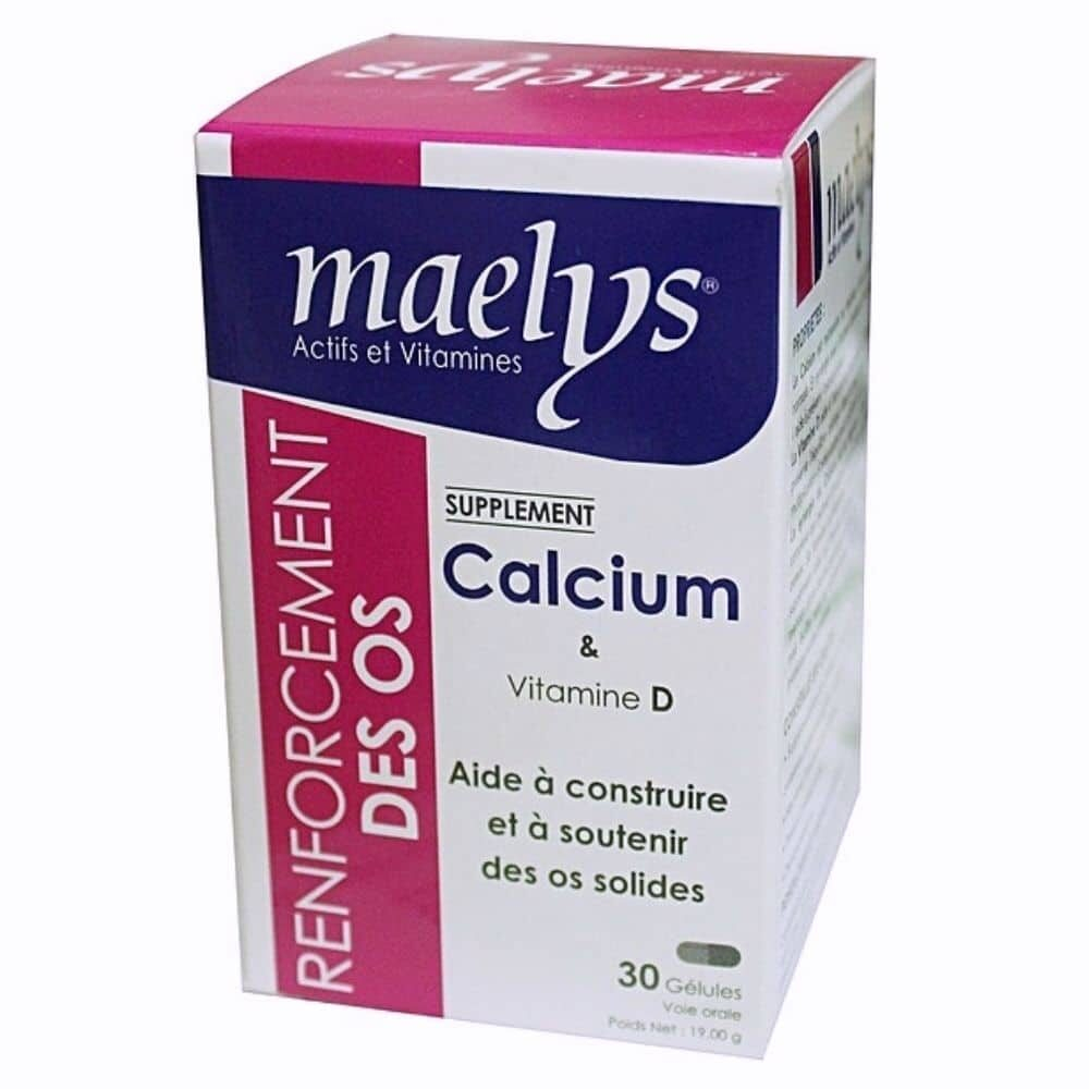 Maelys Calcium Et Vitamine D 30 Gelules