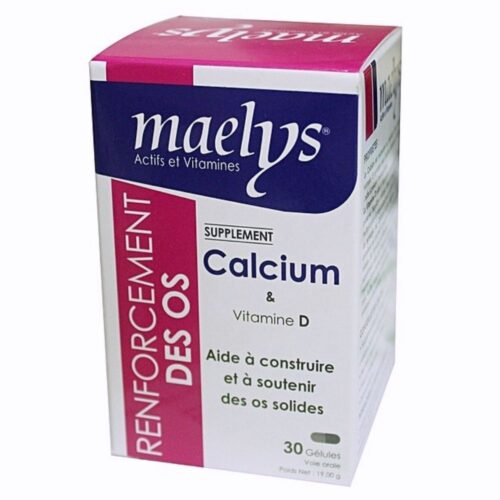 Maelys Calcium & Vitamine D - 30 gélules