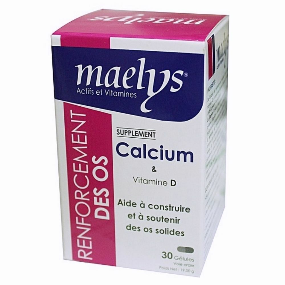 Maelys calcium & vitamine d - 30 gélules