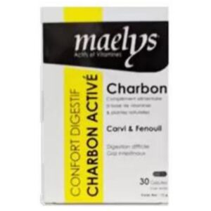 Maelys Charbon Activé - 30 gélules