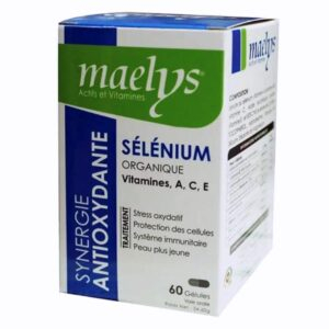 Maelys Selenium Organique Et Vitamines A C Et E 60 Gelules