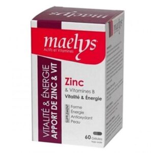 Maelys Zinc & Vitamines B Vitalité & Énergie - 60 gélules
