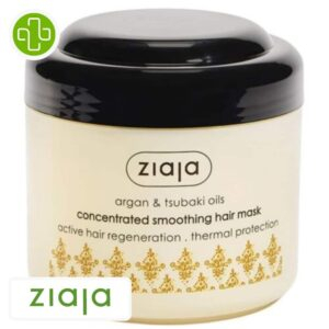 Ziaja Argan Et Tsubaki Oils Masque Capillaire Lissant Protection Chaleur 200ml