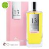 Produit de la marque Grasse Eau de Parfum N°13 (Dolce & Gabbana – Eau de Toilette) Femmes – 100ml sur un fond blanc avec un logo Parachezvous et celui de de la marque Grasse